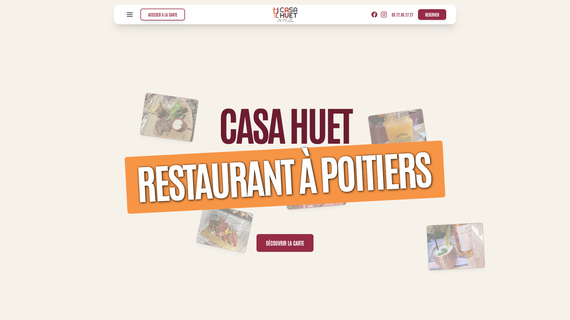 Aperçu du site Casa Huet