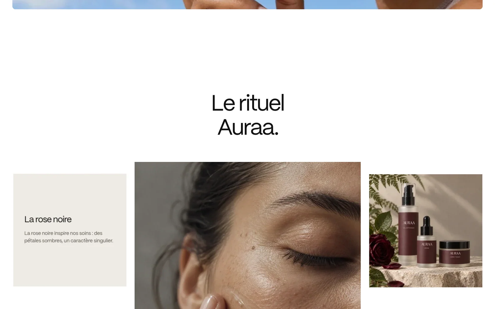 Présentation des soins Auraa