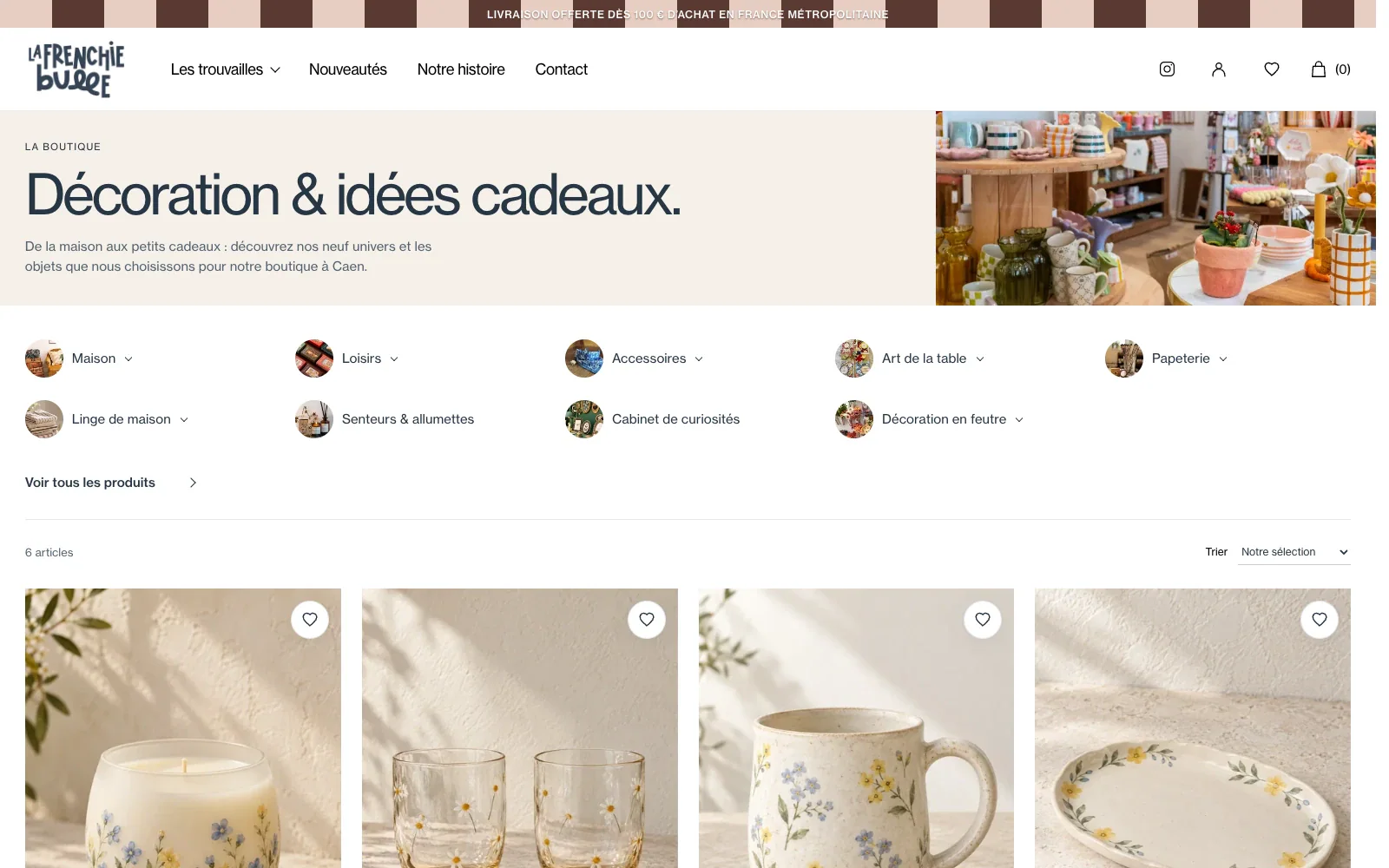 Sélection de produits de La Frenchie Bulle